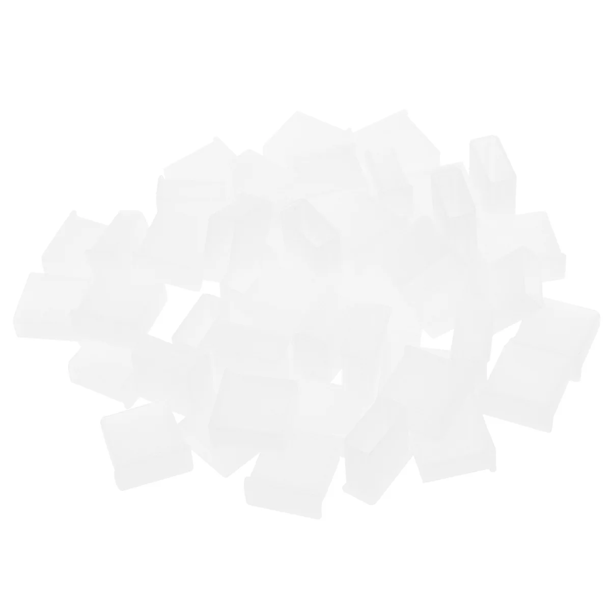 

50 Pcs Cover Transparent White Plugs Plug for Plug For Laptop Laptop Computer Standard Device Compatible