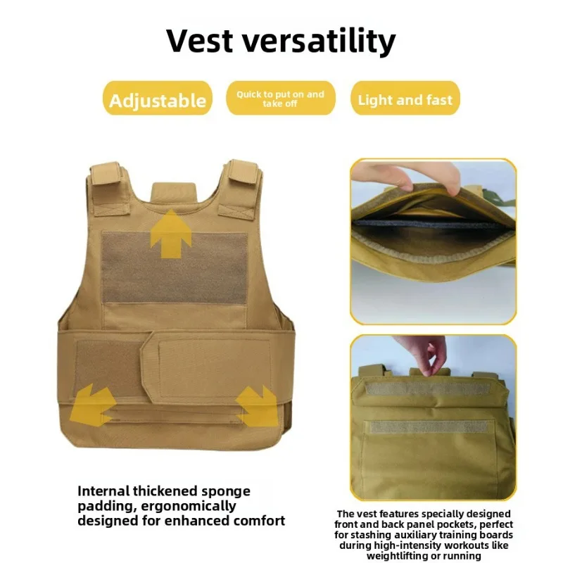 

Imitation stab vest tactical suit tear resistant sturdy and wear-resistant CS imitation hunting tacal Vest Stab Resistant Suit