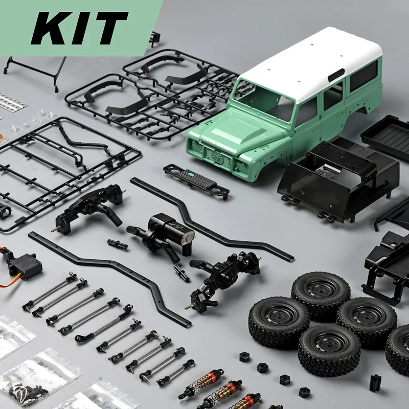 

MN111 D90 D110 Комплект Версия 1/18 4WD Альпинистский автомобиль Игрушки 180 Мотор Светодиодный светильник Портальная ось Алюминиевый корпус Автомобиль с дистанционным управлением