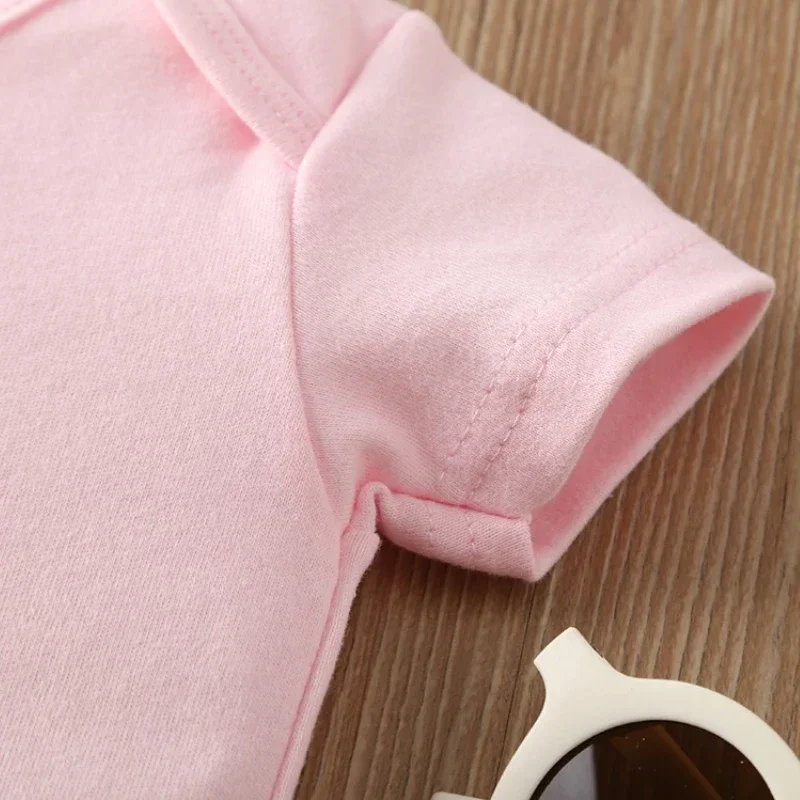 ملابس أطفال قطنية 100% موقعة مشتركة من MINISO & Disney بدلة قطعة واحدة للأطفال مطبوعة على شكل ملاك L لحديثي الولادة من عمر 0 إلى 12 شهرًا #5