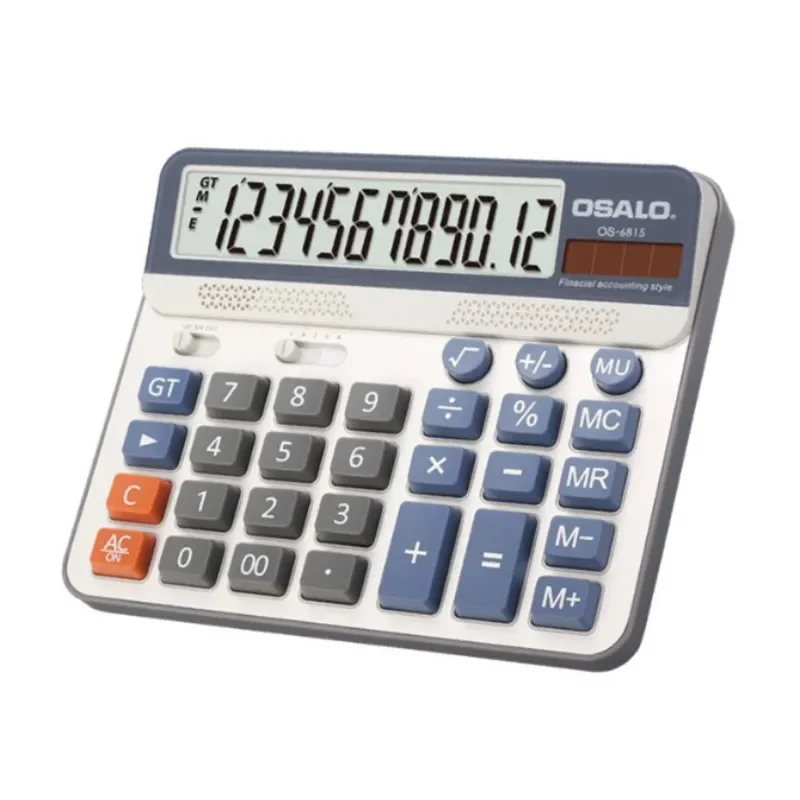 Solar Calculator ABS 6815 Plastic Office Environmental Financial Science Energy Student Function Calculators
