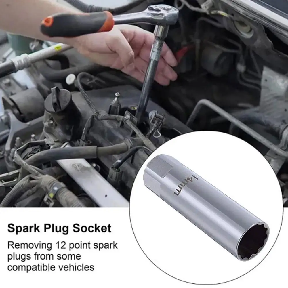 Universal spark plug socket spark plug wrench magnetic Shrapnel plug disassembly automatic repair tool 14/16mm