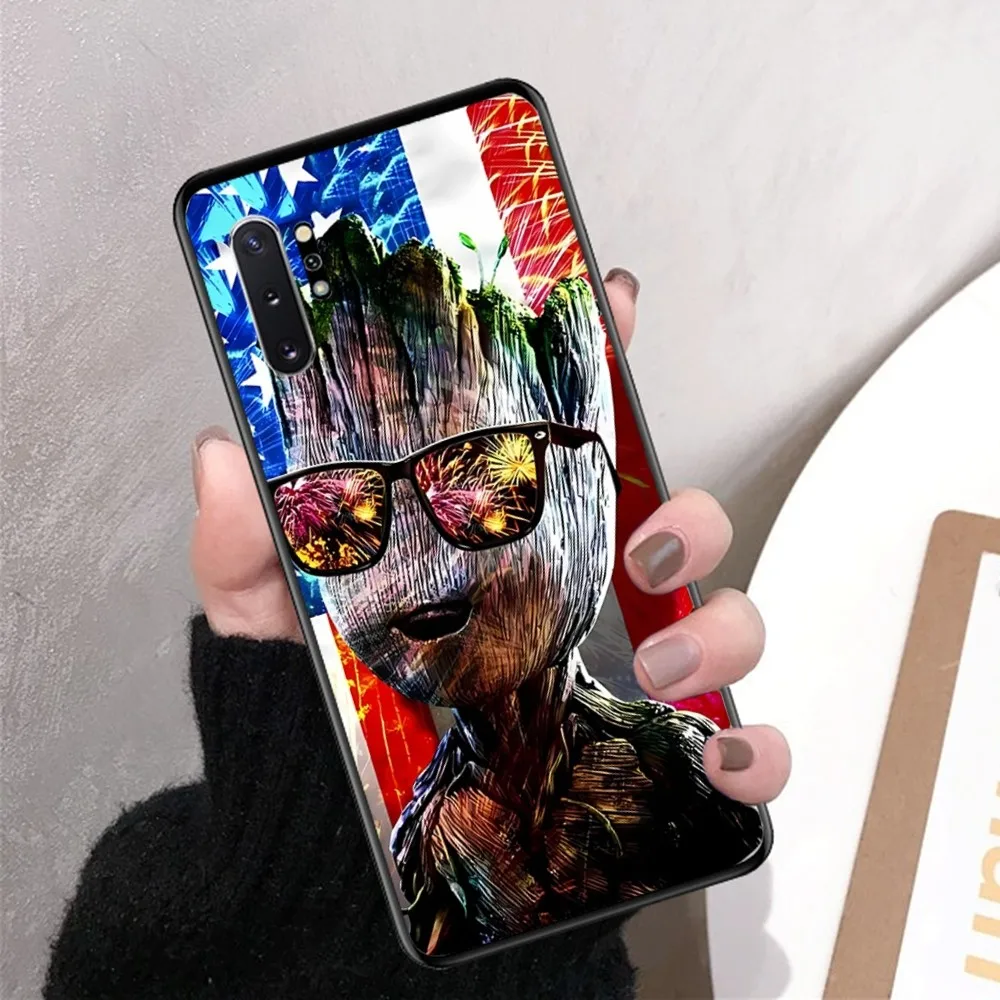 G-Groot-Marvel Avengers Phone Case For Samsung Note 8 9 10 20 Pro Plus Lite M 10 11 20 30 21 31 51 A 21 22 42 02 03