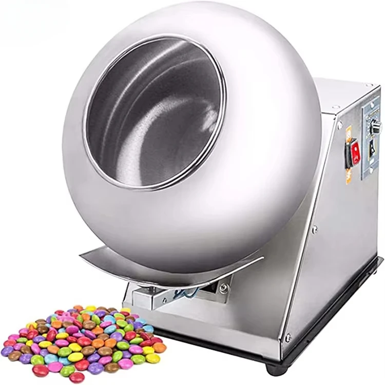 

Small Size Sugar Coating Machine Candy Coater Machine Chocolate Sugar Ball Coating Drying Machine