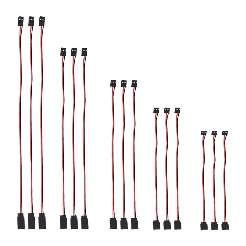 15 Pieces Servo Extension Cables Servo Extension Male To Female Cable