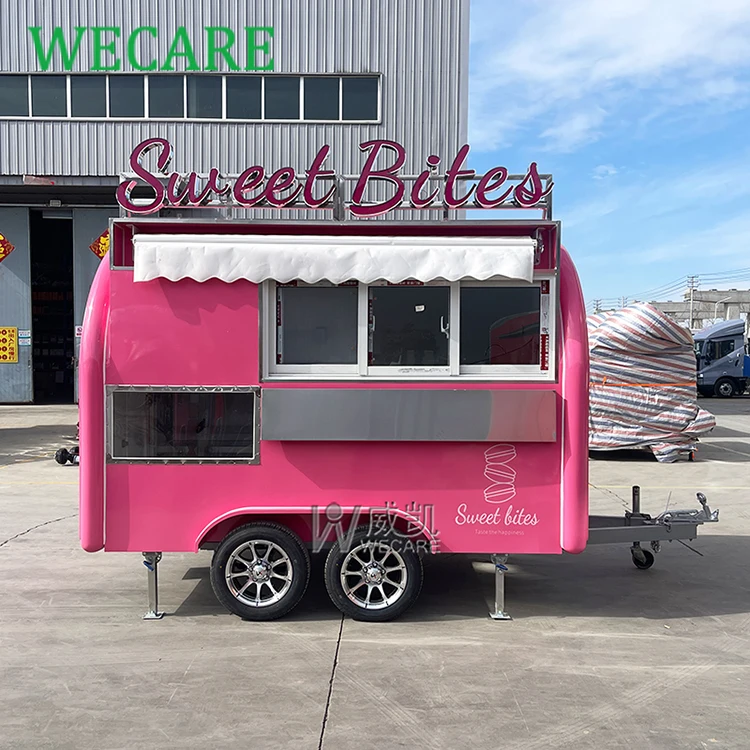 

Wecare Fast Concession Food Truck Catering Trailers Fully Equipped Kitchen