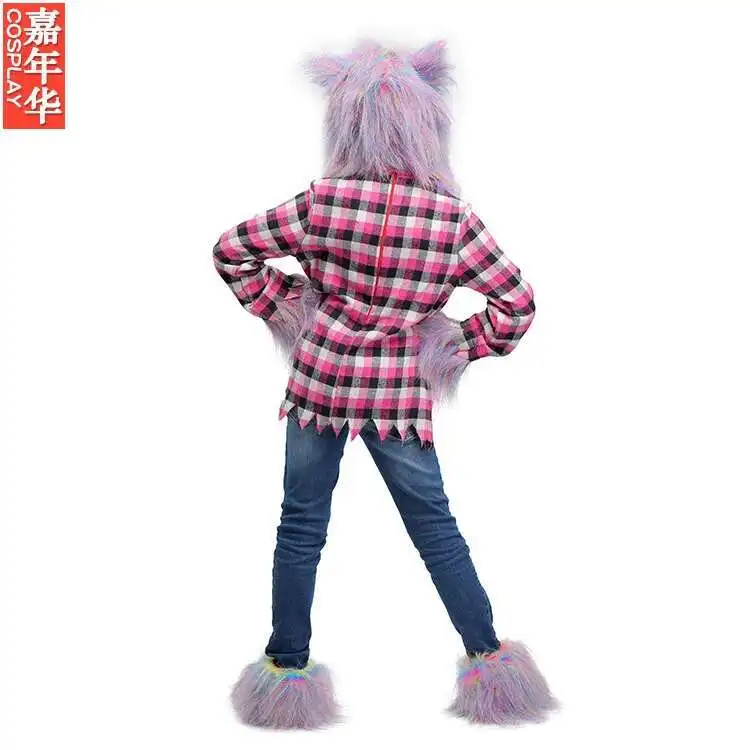 Хэллоуин детский день животное шоу костюм косплей женщины девушка Росомаха цвет оборотнь косплей костюм