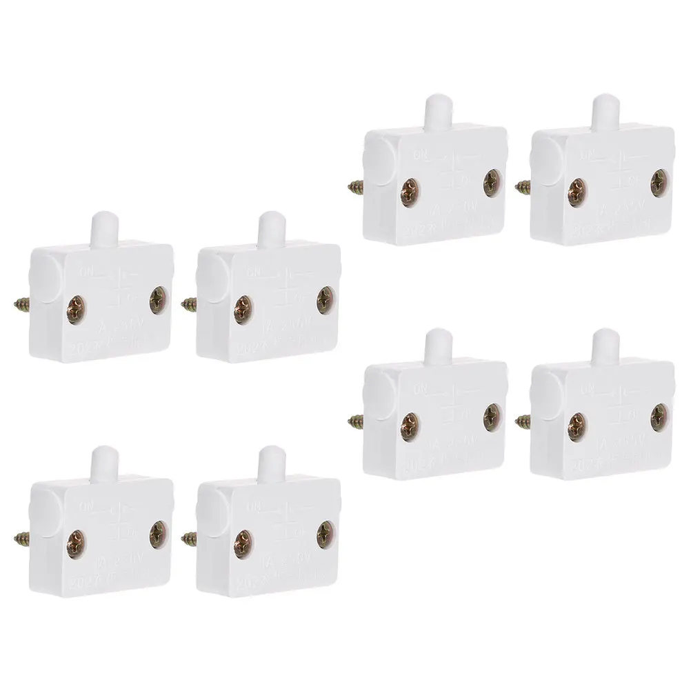 

8Pcs Automatic Cabinet Light Door Switch Touch Lamp Electrical Light Switch for Closet Wardrobe Drawers Pantry Lighting
