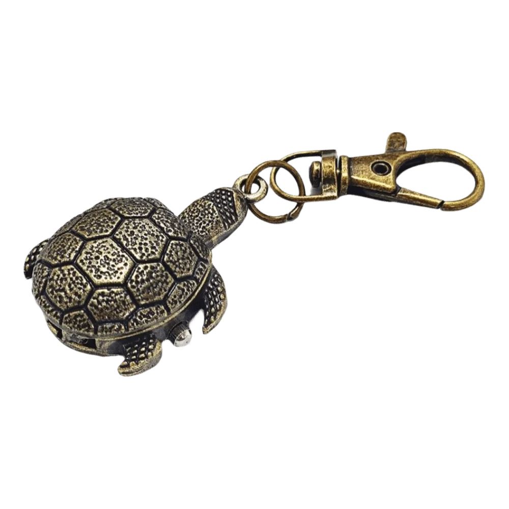 

Creative Alloy Turtle Watch Flip Cap Cartoon Pocket Watch Turtle Shape Flip Creative Wall Watch Gift