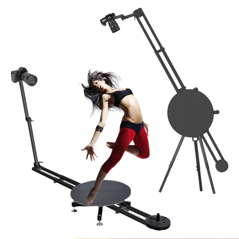 Professional Horizontal Vertical Photography Shooting Platform 360 Panoramic Rotating Photo Booth Load Max 200KG