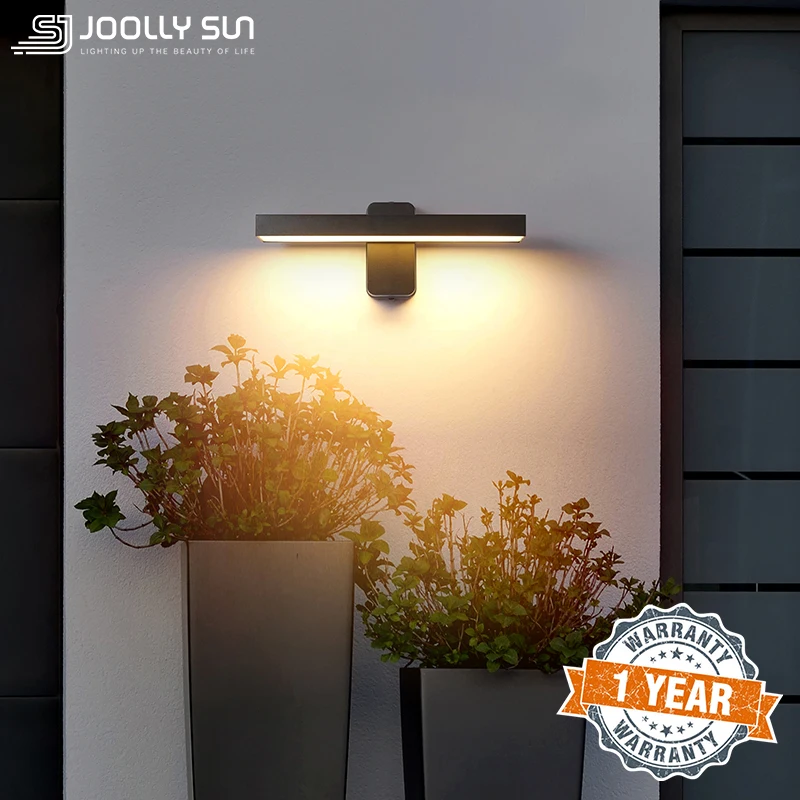 

JoollySun Outdoor Wall Light Bedside Lamp Modern Rotatable Lighting for Home Decor Living Room Gate Side Indoor LED Wall Sconces