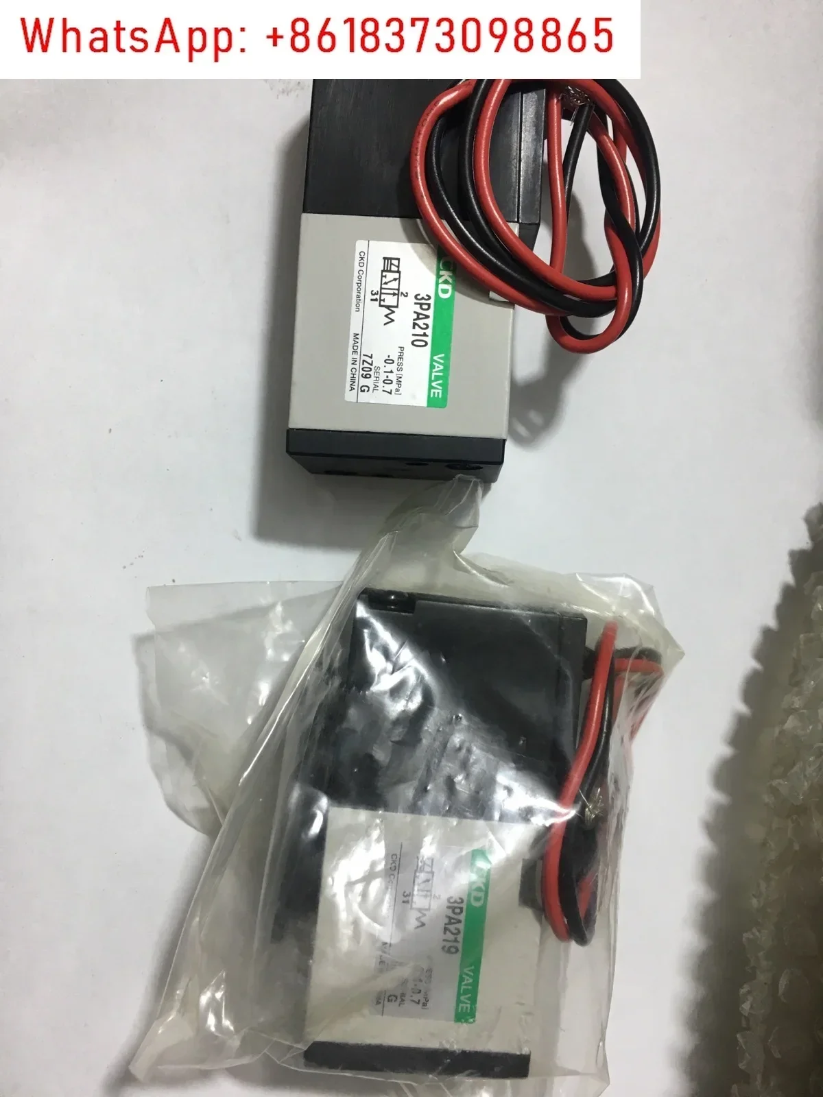 

3P A219 - 06-3/3 PA 210 - B Электромагнитный клапан CKD DC24VAC110/AC220