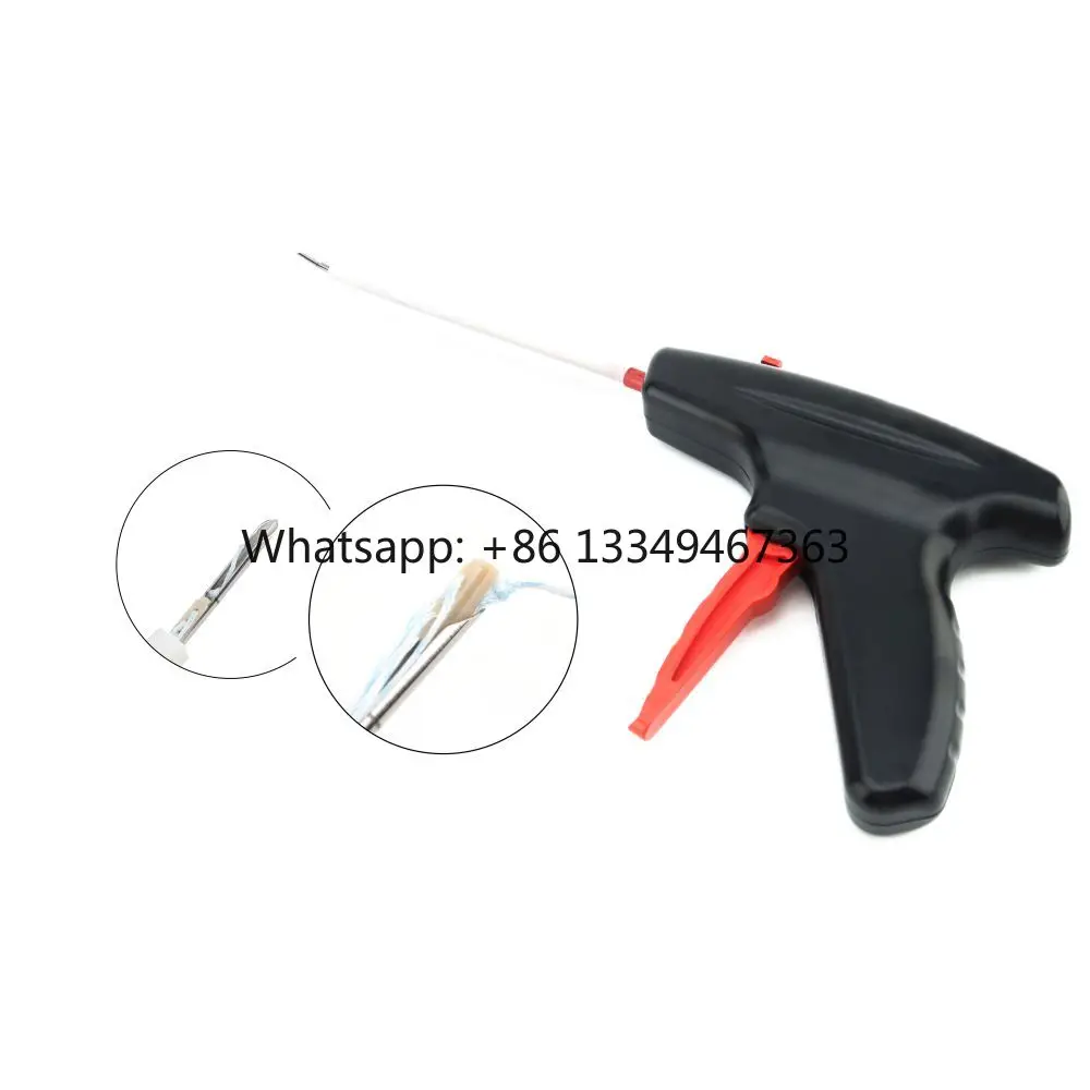 Système de réparation du ménisque à poignée pistolet jetable, entièrement intégré, à chargement automatique continu avec ancre et suture UHMWPE