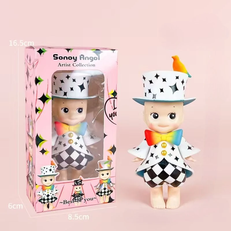 

2025 New Standing Pose 2-piece Archangel Figurine Blind Box Table Decoration Festive Gift