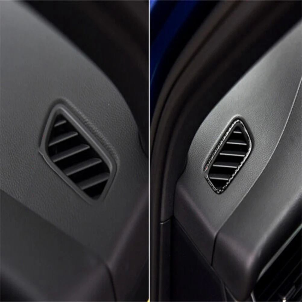 

1Pair Car Carbon Fiber Instrument Air Outlet Vent Trim Frame Replacement Accessories For 2015-2020 Macan