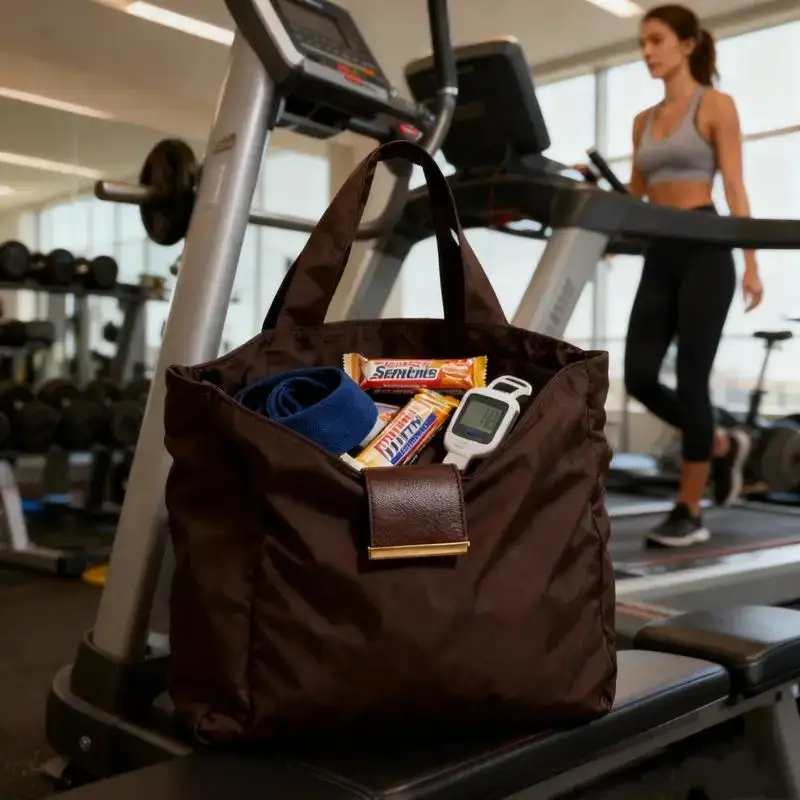 borsa riutilizzabile pieghevole portachiavi per spesa viaggio e shopping