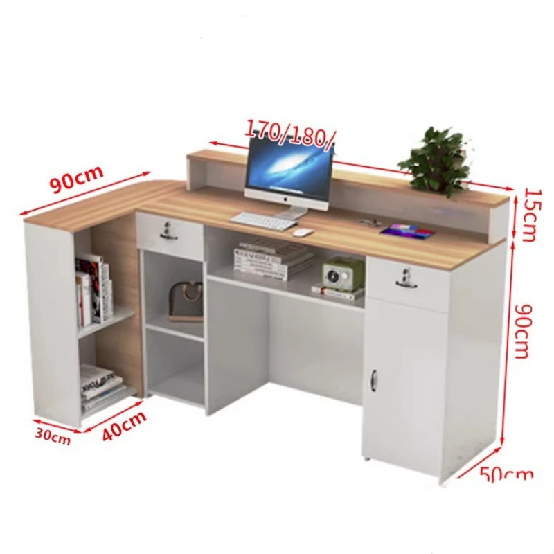 صالون الشعر أمين الصندوق مكتب الاستقبال مكتب حديث فندق مكاتب الاستقبال الفاخرة الشمال الجمالية الأثاث التجاري