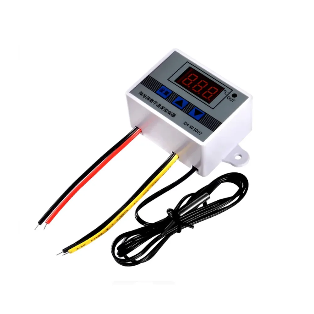 XH-W3002 مفتاح التحكم الرقمي في درجة الحرارة بالكمبيوتر الصغير شاشة ديجيتال بدقة 0.1