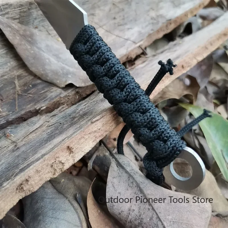 2024 New Camping Small Straight Knife+Sheath, Portable Multi functional Survival Hunting Knife, High Hardness Sharp Small Knife