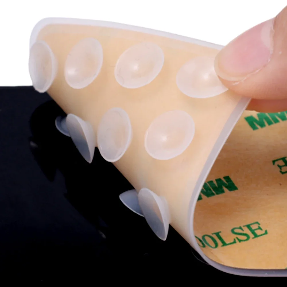 1-5Pcs Mobile Phone Back Sticker Suction Cup Holder Silicone Cup Mat Smartphone Wall Stand for Glass Ceramic Tiles Smooth Walls