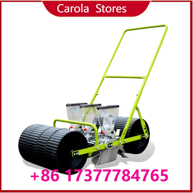 New Mini Hand Push Vegetable Precision Seeder Efficient Direct Sowing Seedling Transplanting Machine For Farm