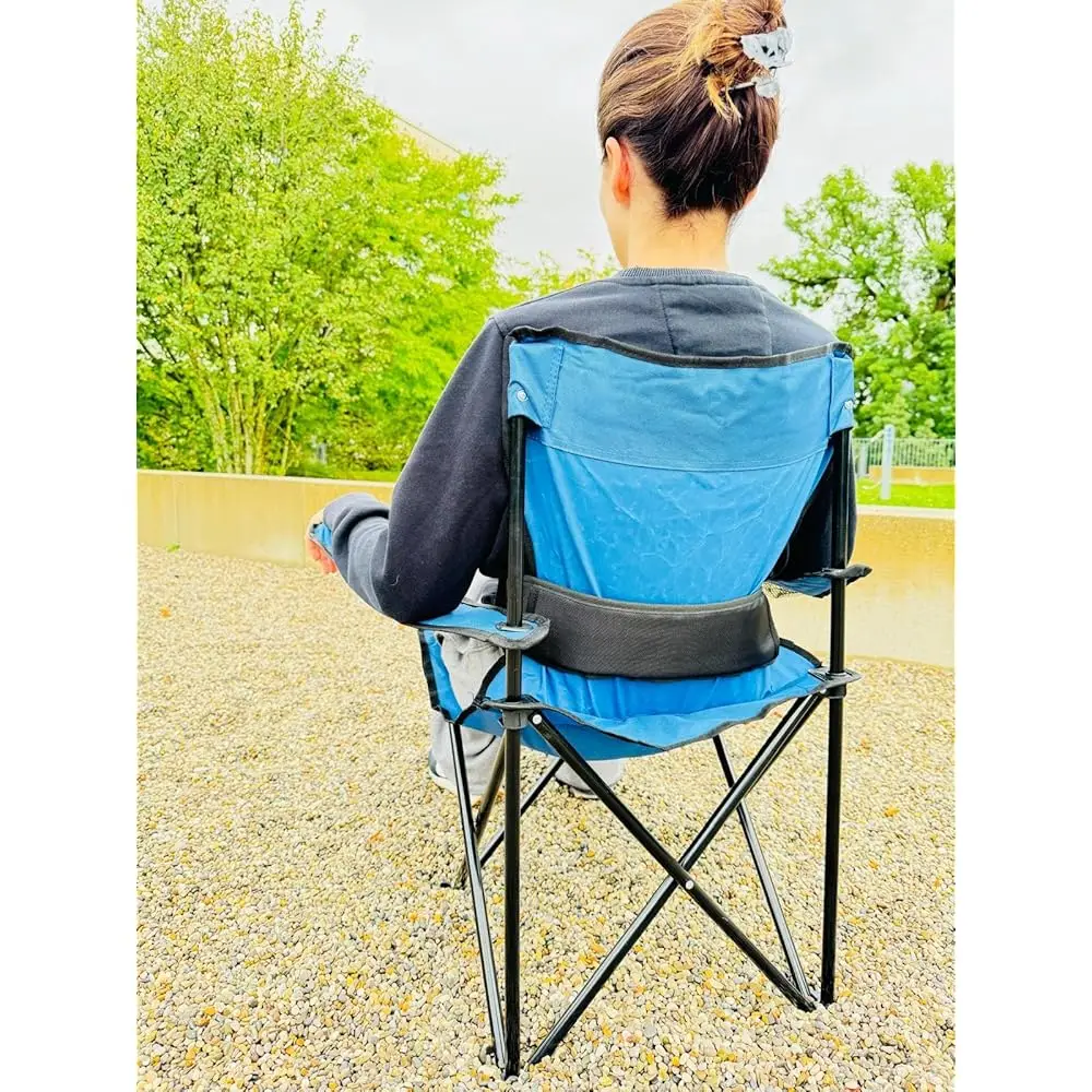 

Пояс для поддержки поясницы для кемпингового кресла – регулируемый ремень для поддержки спины для складных уличных стульев – эргономичная нижняя спинка C