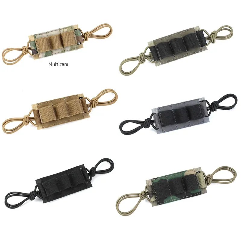 Outdoor Sports Tactical Helmet NVG Lanyard Elastic Battery Storage Board Bag Night Vision Device Fixed Strap Band