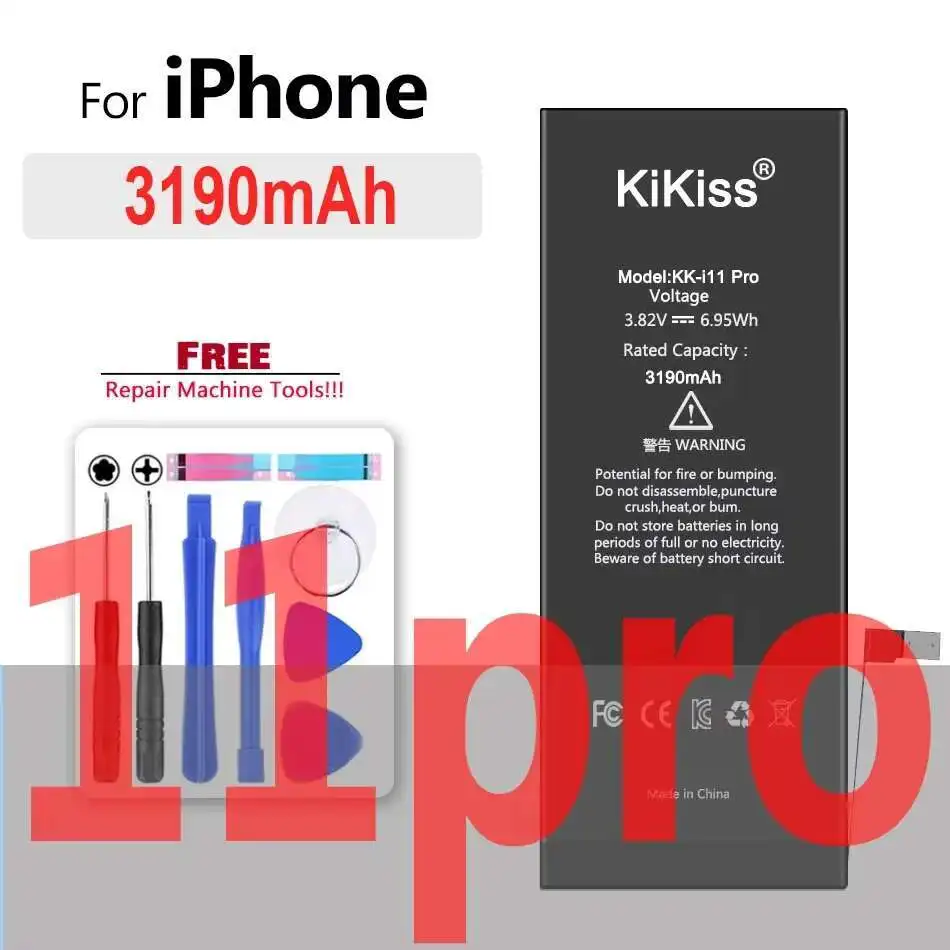 

Li-Ion Battery For Iphone 11 12 13 14 15 Pro Max Mini Plus SE X XR XS 12Mini 13Pro 13Promax Replacement Phone Batteries