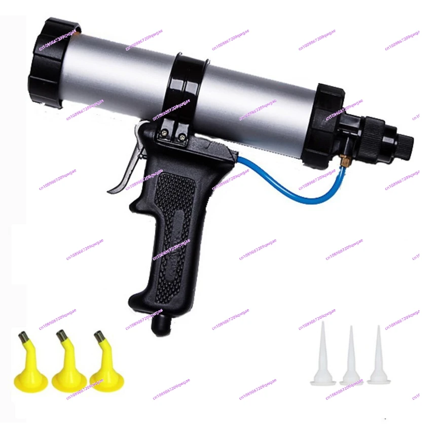 

15 Inch 600ml Pneumatic Sausage Caulking Gun Silicone Sealant Air Gun Rubber Putty Applicator for Gun