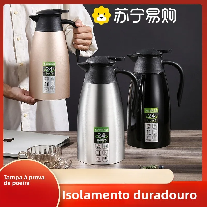stainless-steel-vacuum-insulated-water-bottle-home-use-coffee-pot-restaurant-hot-water-bottle-modern-simple-style-thermal-flask