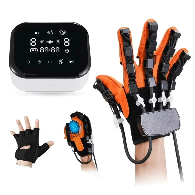 

New Blue Robot Rehabilitation Gloves for Stroke Patients Blue Glove Stroke Hemiplegia Rehabilitation Robot and Leg