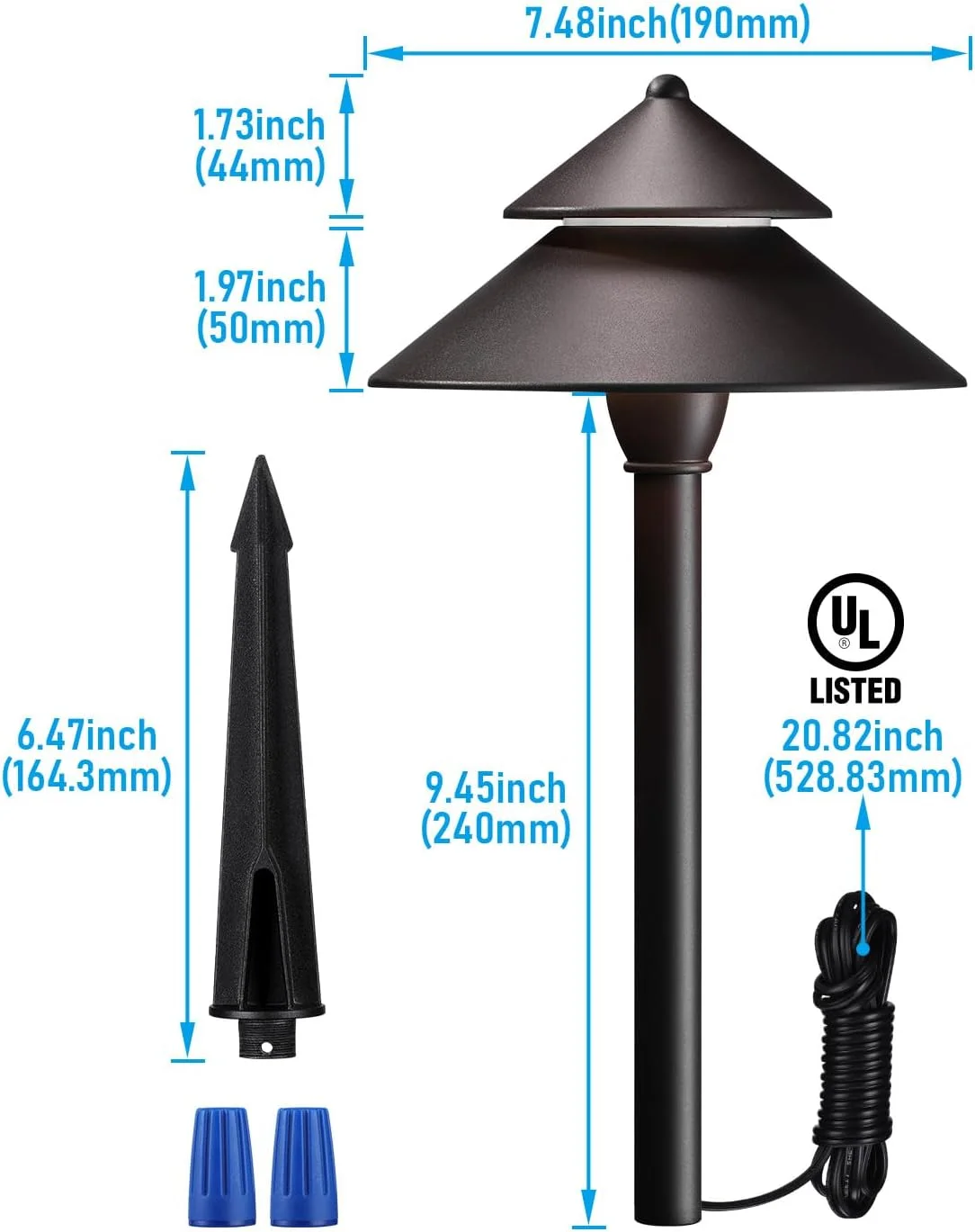 

Smart Library Garden Decorative Low Voltage ETL Certified LED Pathway Lights Outdoor Walkway Garden Landscape Lighting Supplier