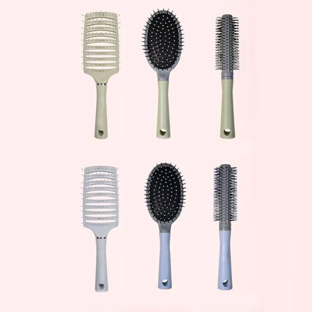 

Hair Salon Waterproof Air Cushion Comb Portable Bouffant Hair Scalp Massage Comb Arc Structure Hair Styling Hollow Comb 3 Styles