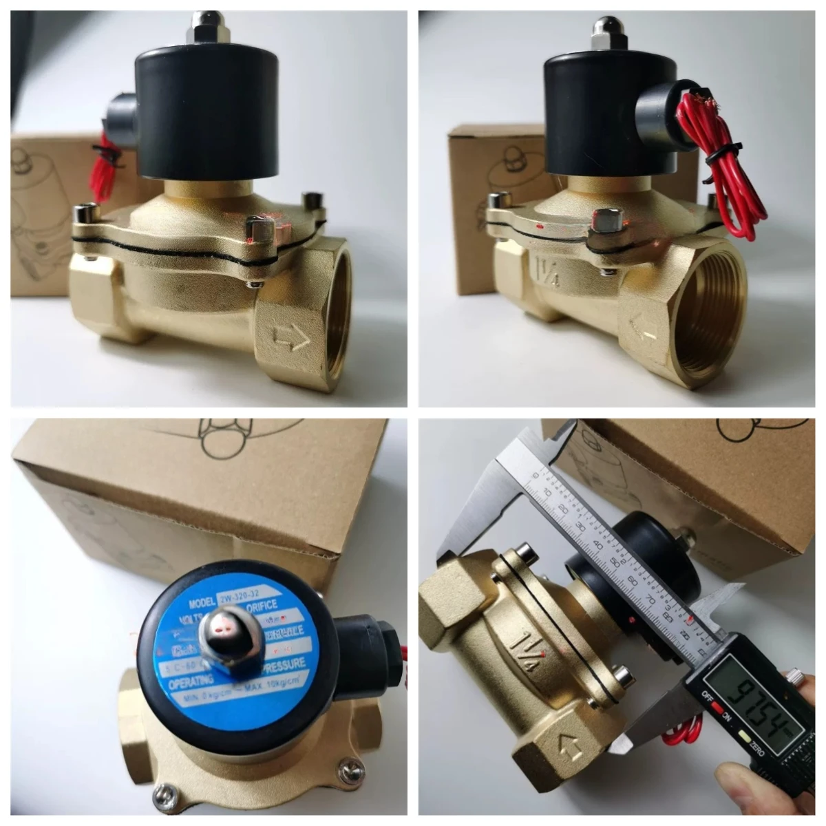 Trap 2W320-32 1.2 inch G1 1/4 solenoid valve, air valve water valve DN32 normally closed two-way