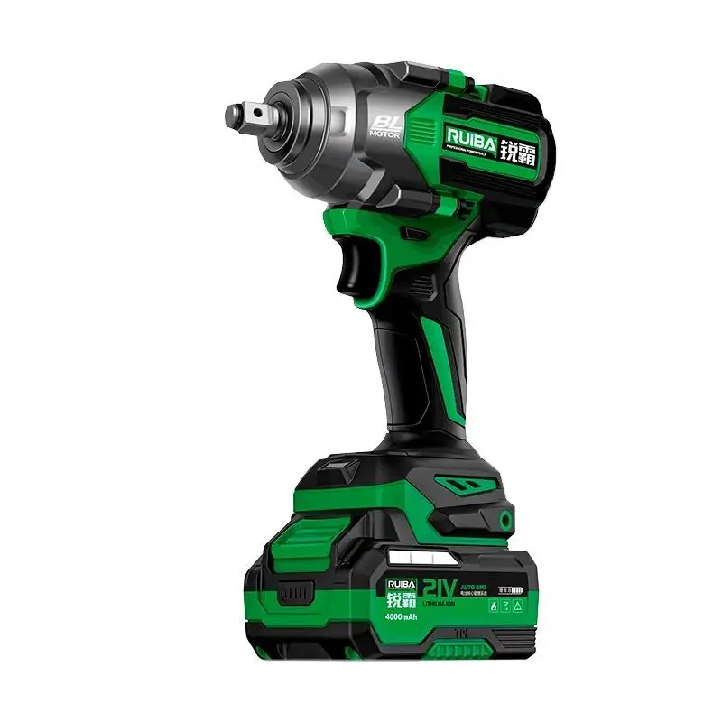 RUIBA 1/2 Inch Electric Impact Wrench 950Nm Brushless Cordless Electric Wrench For Makita 21V Battery Power Tools RB-810S
