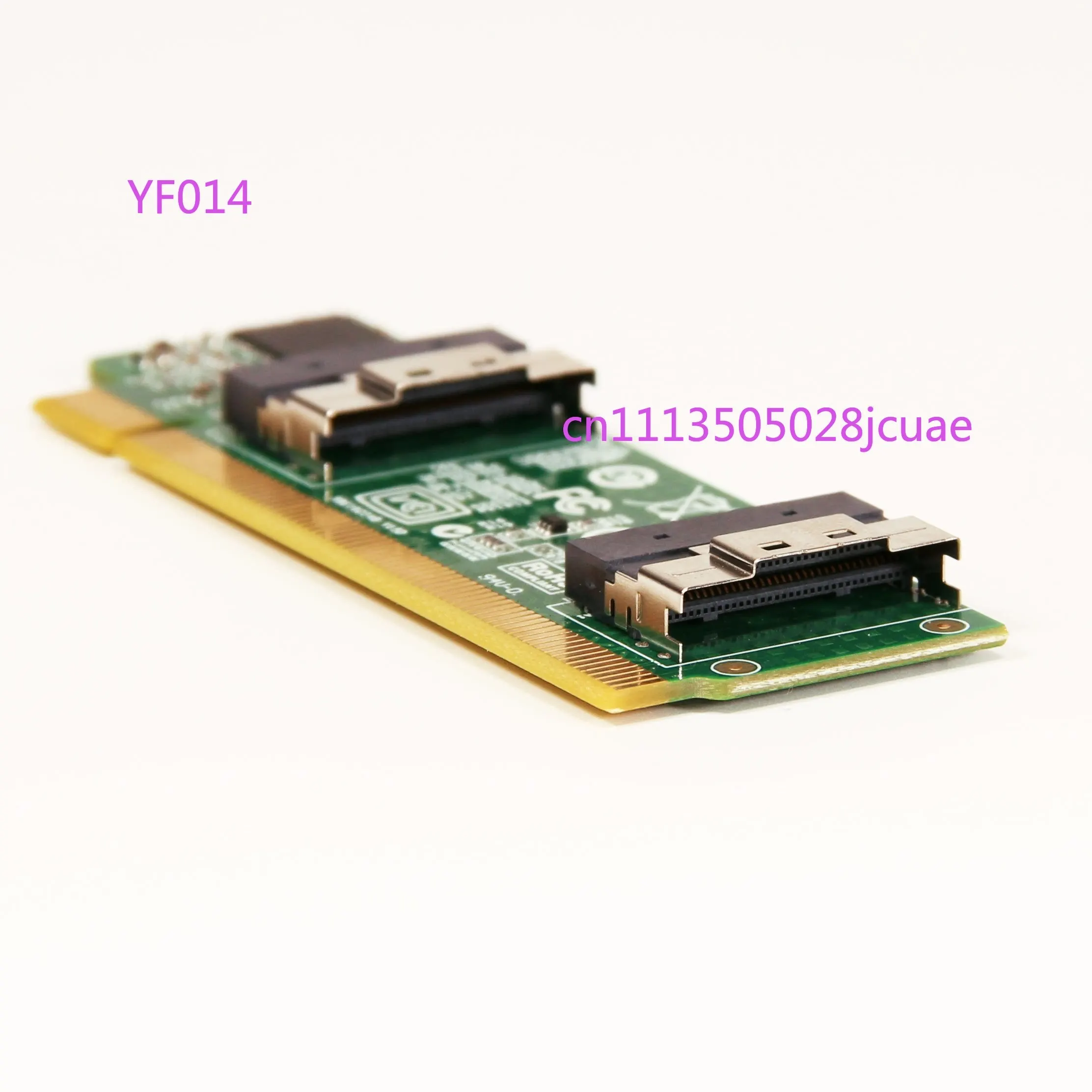 Independent graphics card U.2 extended adapter, extended PCIe4.0 x16 to SlimSAS 8654 1U adapter base card
