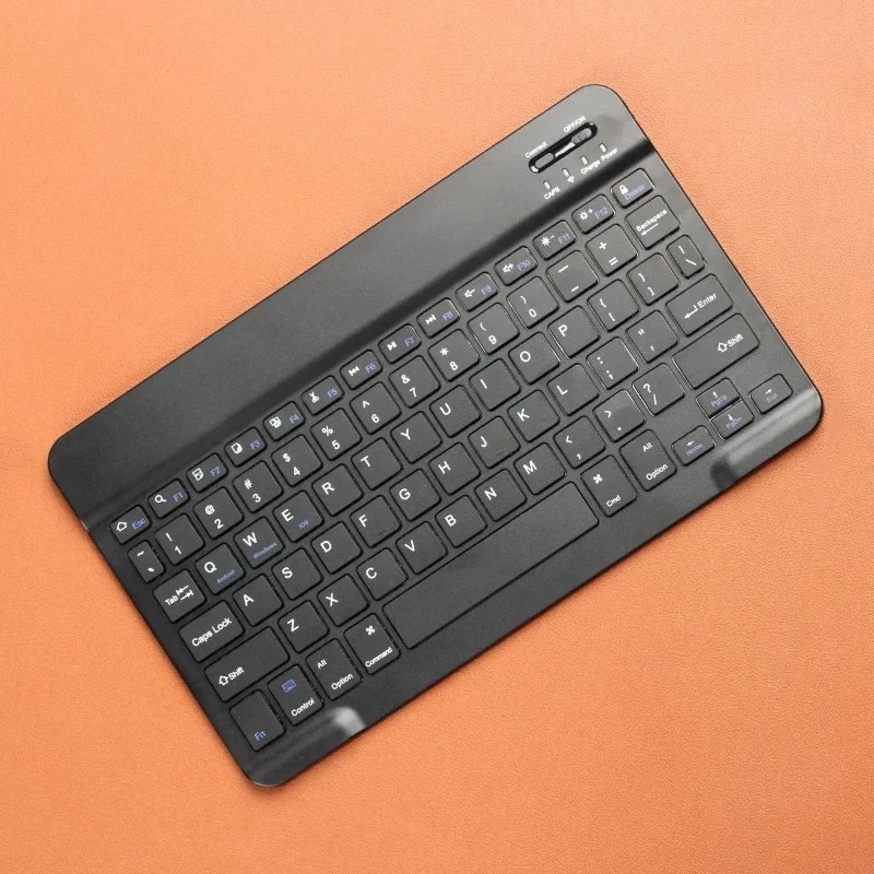 Juego de teclado silencioso externo, teclado inalámbrico Compatible con Bluetooth recargable, alta calidad para computadoras, teléfonos móviles y tabletas