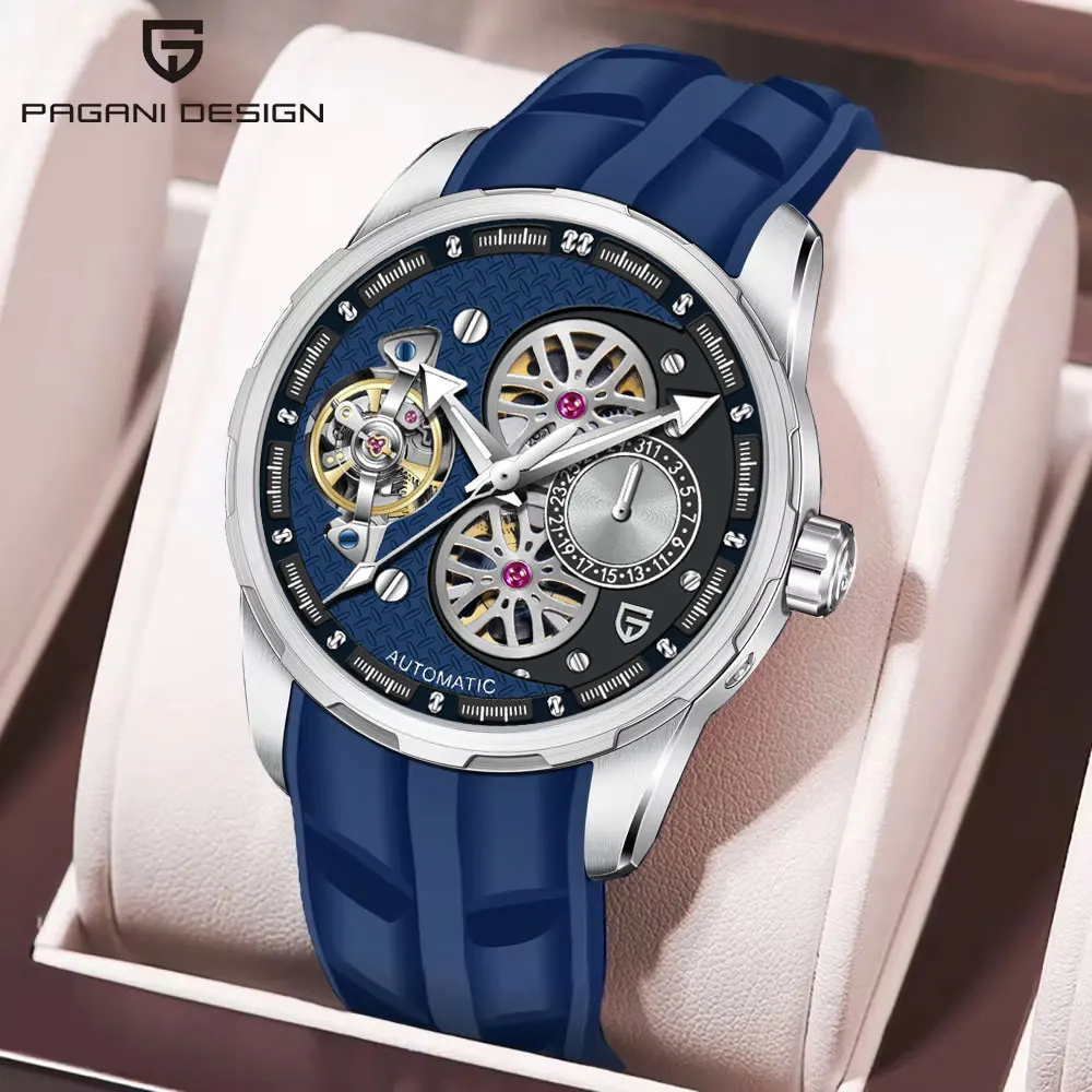 PAGANI DESIGN 2025 New Men Watch Sapphire Glass Tourbillon Mechanical  Wristwatch Stainless Steel 100M Waterproof Automatic Watch - AliExpress 1511