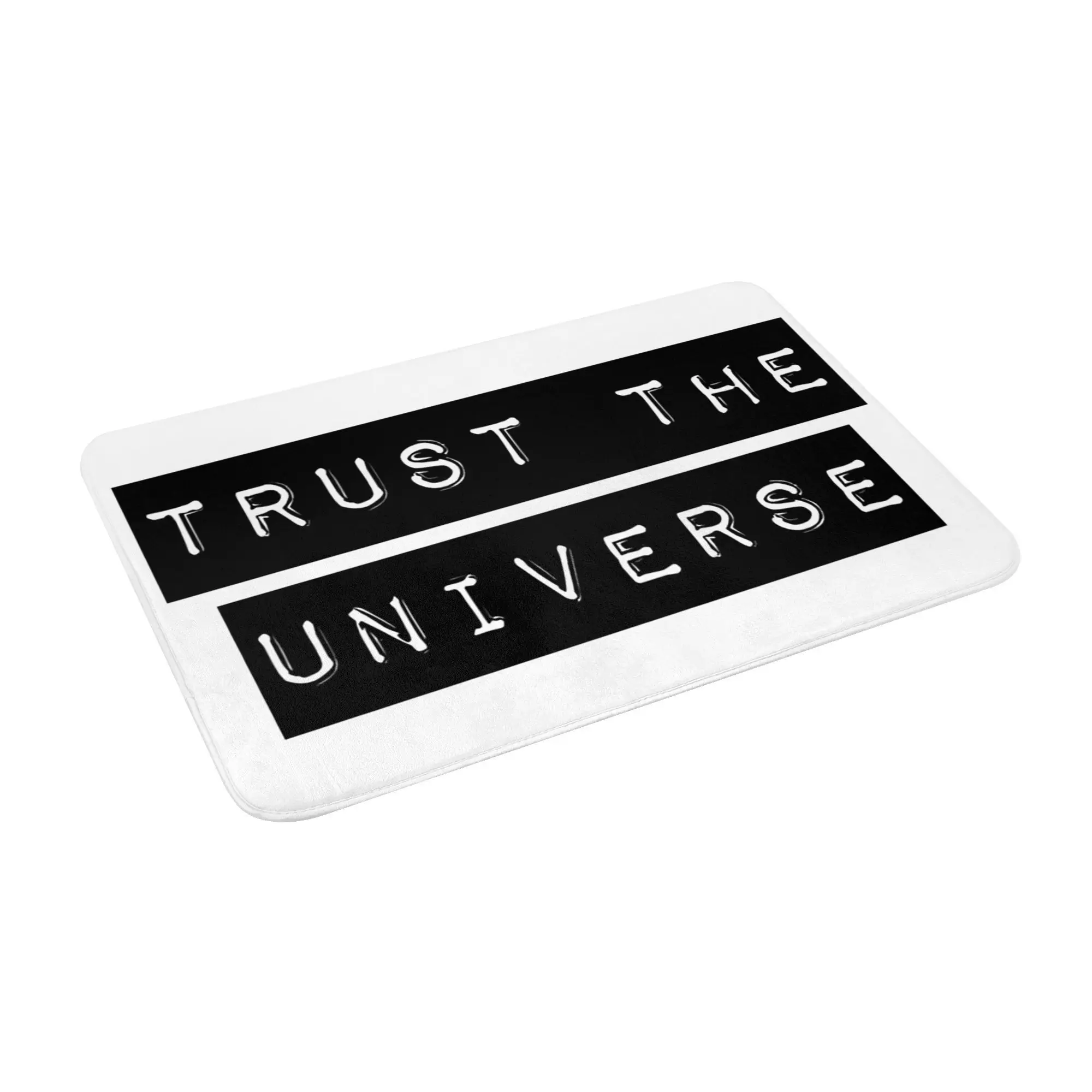 

Trust The Universe Minimalistic Anti-slip Doormat Floor Mat Carpet Rug for Kitchen Entrance Home Bedroom Footpad Mats