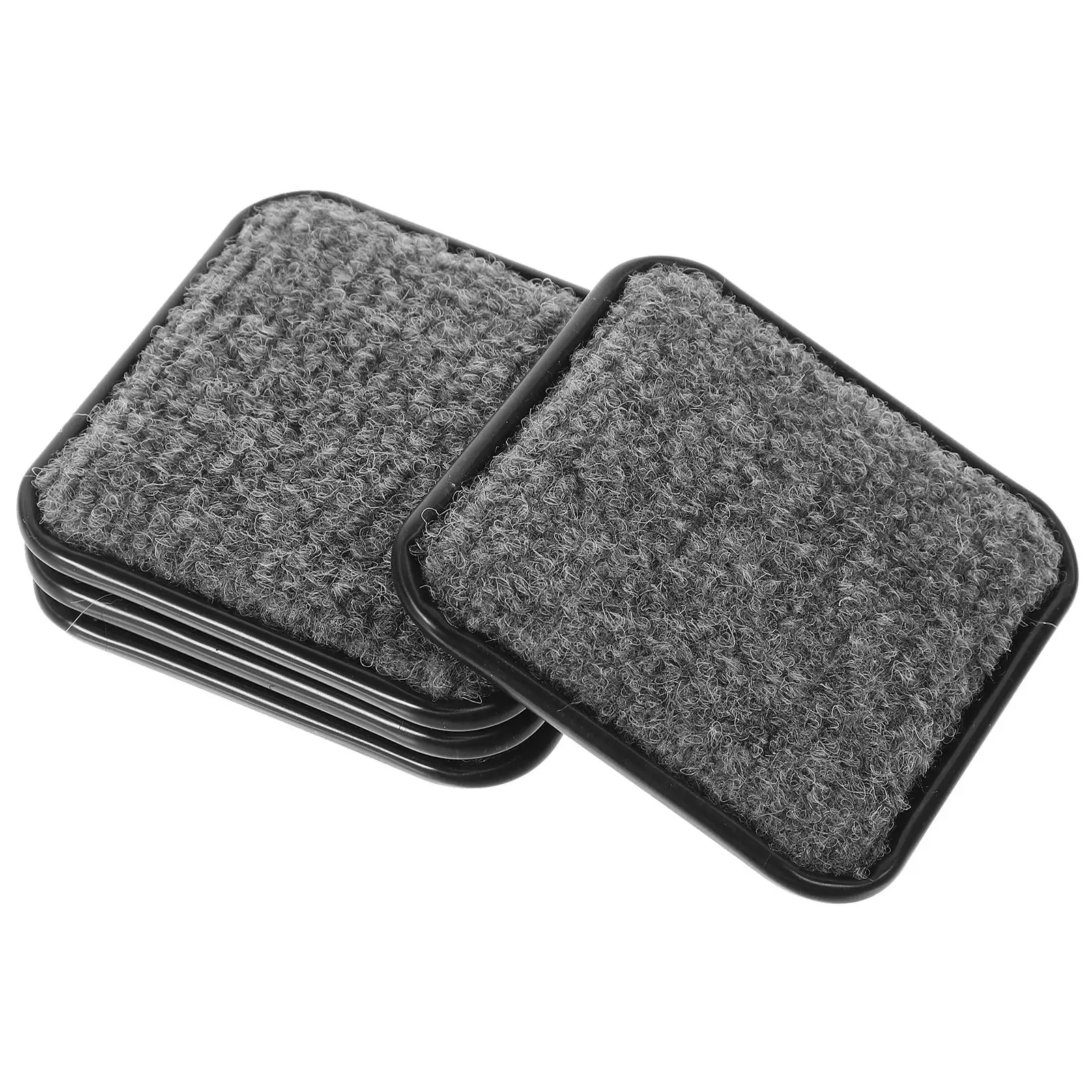 

4 Pcs Non-slip Mat Plastic Bed Stoppers Professional Couch Chair Wheel Furniture Small Coasters Household Baby Chairs