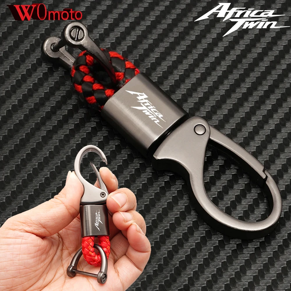 New For Honda Africa Twin Crf1000l Crf1100l 750 Xrv Crf 1100 1000 L Accessories Motorcycle Keychain Keyring Metal Key Chain Rope