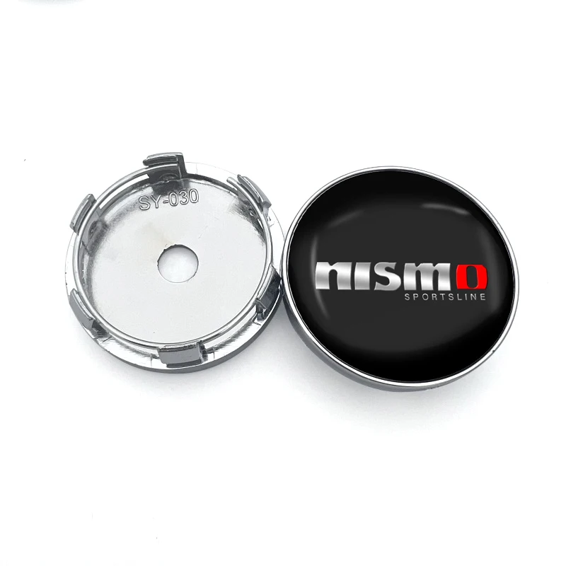 4pcs 56/60mm Car Wheel Center Cover Hub Cap Badge Replacement Sticker For Nissan Nismo Tiida Teana GTR Juke Note Versa Almera