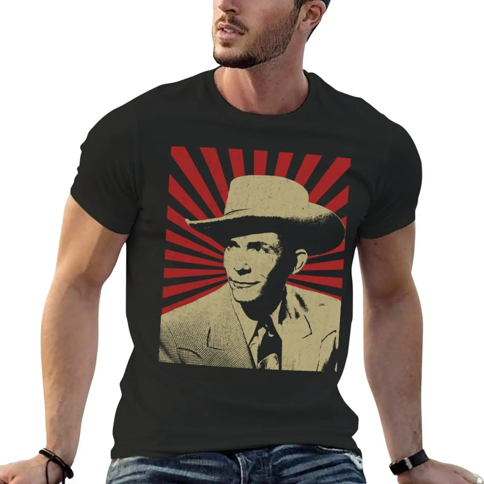 

Hánk Wílliáms Vintage Style Design Fan Art Design T-Shirt korean fashion shirts graphic tees shirts graphic tee men