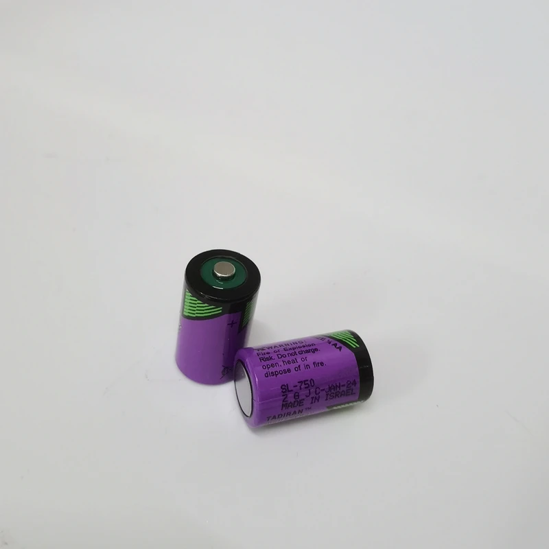 2pcs/lot SL-750 3.6V Lithium Batteries Unrechargeable 1/2AA