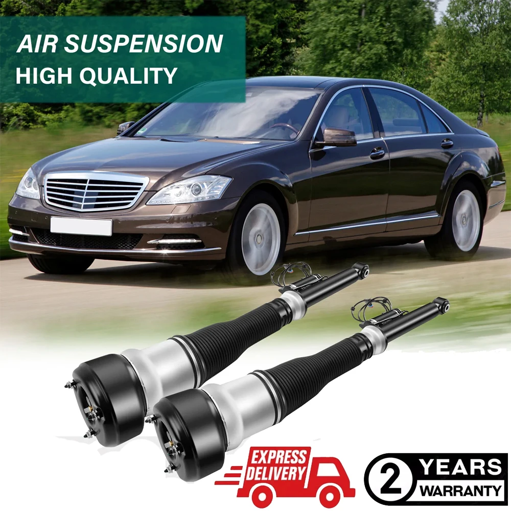 Rear Pair Air Suspension Airmatic Struts For Mercedes W221 S500 S550 S600 CL550