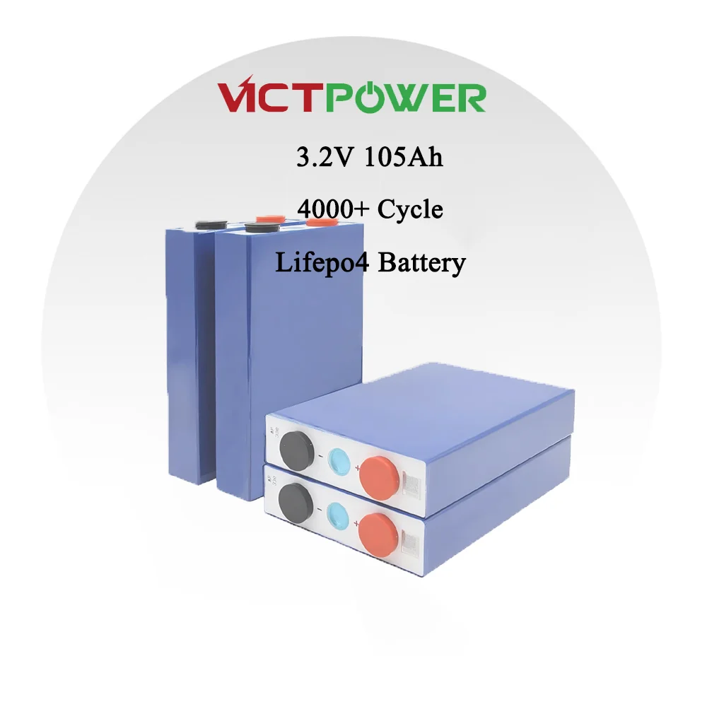 15pcs/lot 3.2V 105Ah Prismatic Lithium Ion Battery Safe Stable Made Lithium Iron Phosphate for ESS Electric Tools Battery