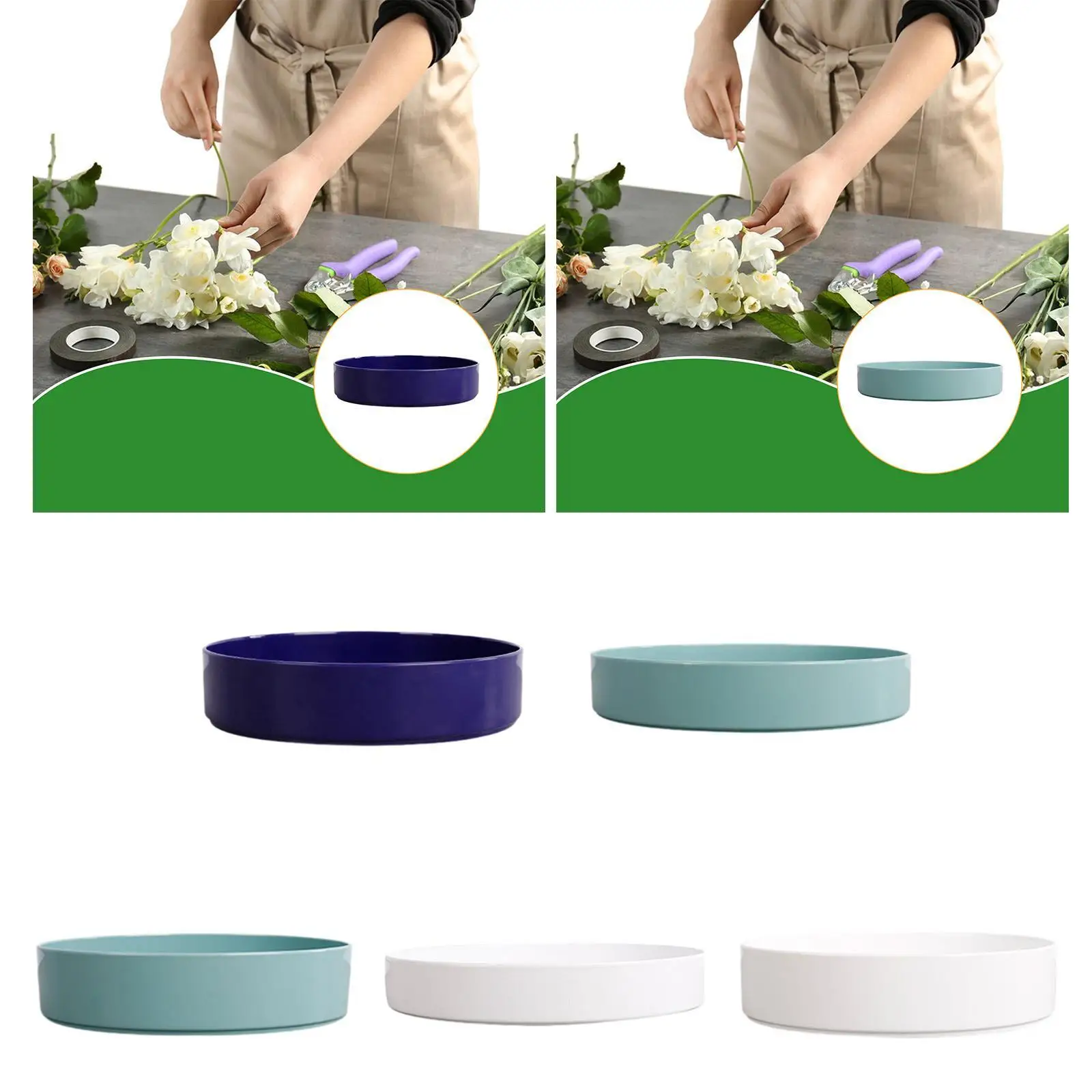 Aesthetic Vase Modern Plastic Decorative Flower Bowl for Living Room Shelf Desk Cabinet Interior Floral Arrangement