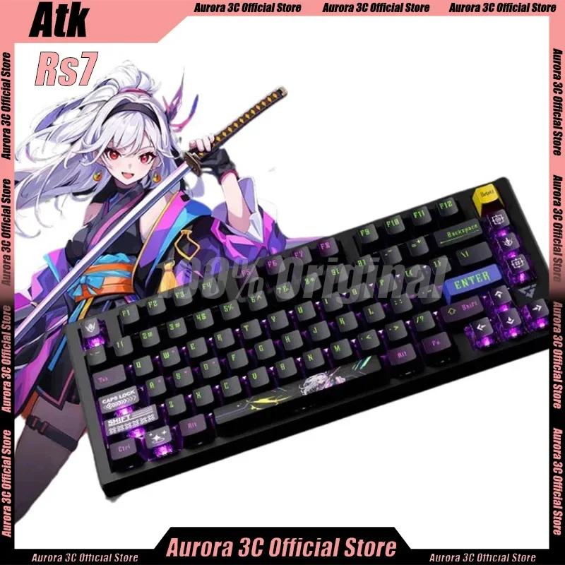 

Atk Rs7 Magnetic Switch 8k Mechanical Keyboard Rgb Wired Smart Speed X Quick Trigger Keyboard For Varolant Gaming Keyboards Gif