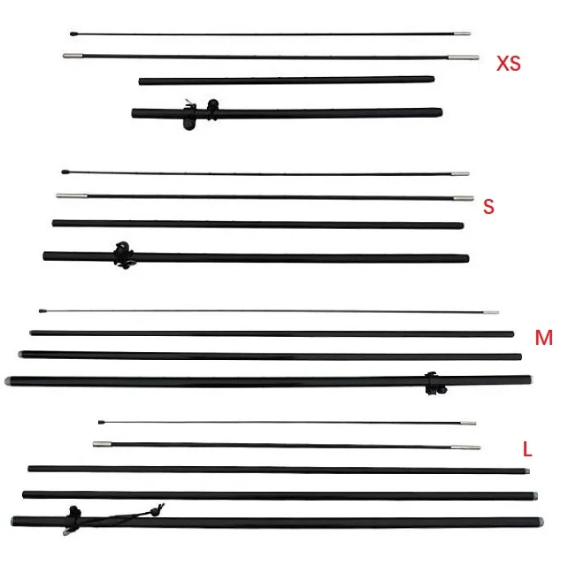 

【Hot】Promotional Strong Carbon Feather Pole Flag Banner Holder Sidewalk Beach Flag Pole