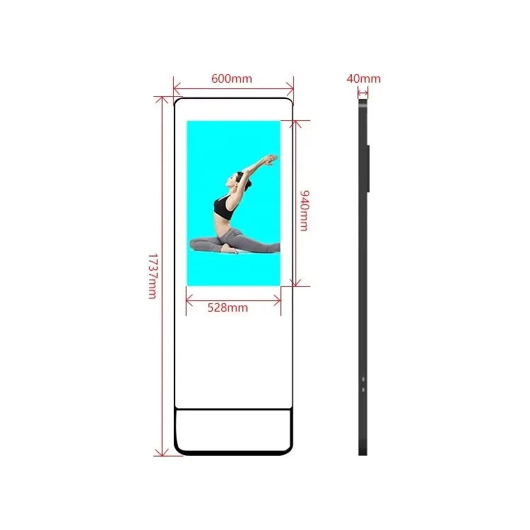 Fitnessspiegel, spiegel met virtuele montage / trainingsspiegel / reflecterende Smart Connect fitnessspiegel yogaspiegel slimme spiegel tv